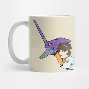 Shinji Ikari and Unit 01 Mug